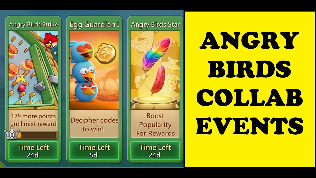 Lords Mobile &mdash; СОВМЕСТНЫЕ МЕРОПРИЯТИЯ ПО ANGRY BIRDS &mdash; Все подробности раскрыты! #angrybirds