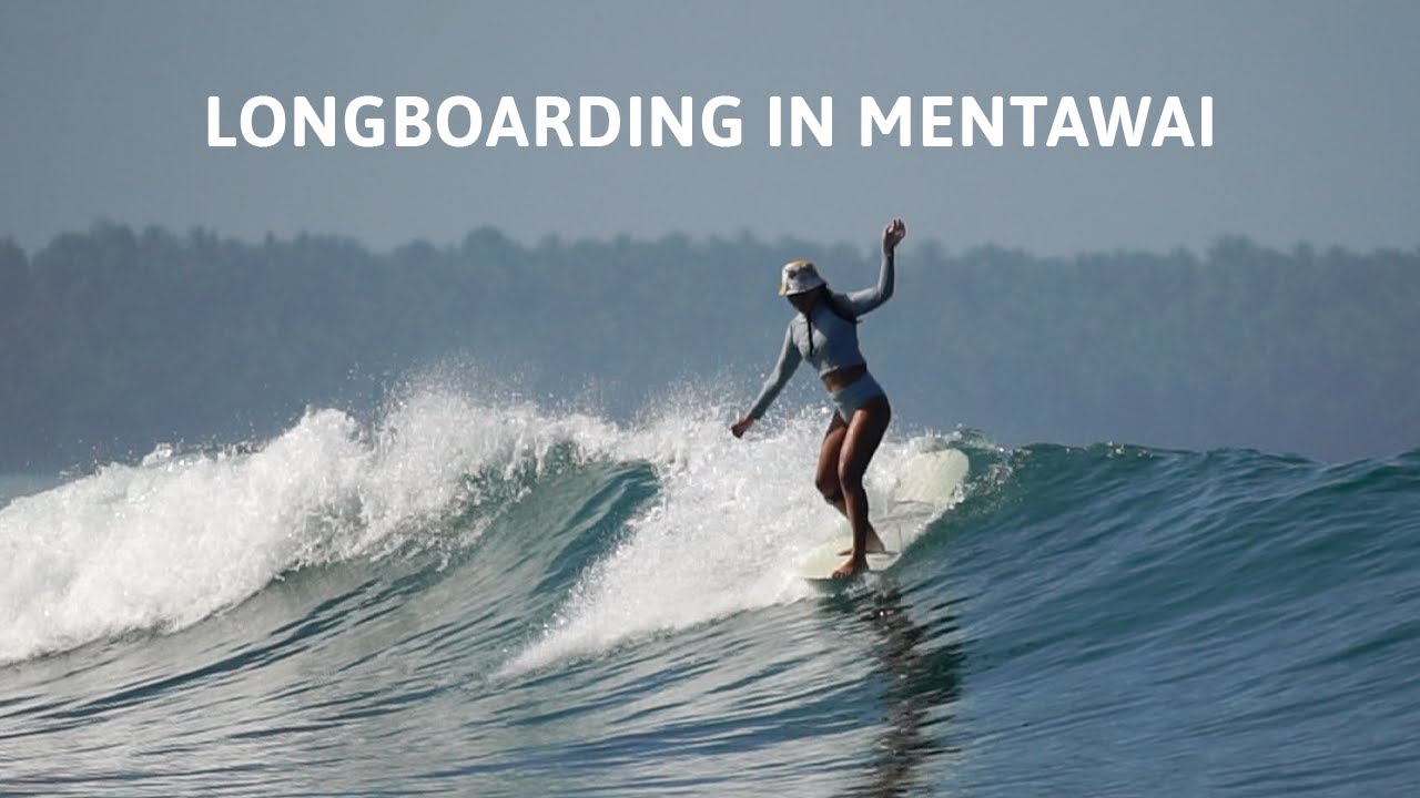 DREAMIEST SURF COMPILATION | Longboarding in Alaia Mentawai with Beckie Liu