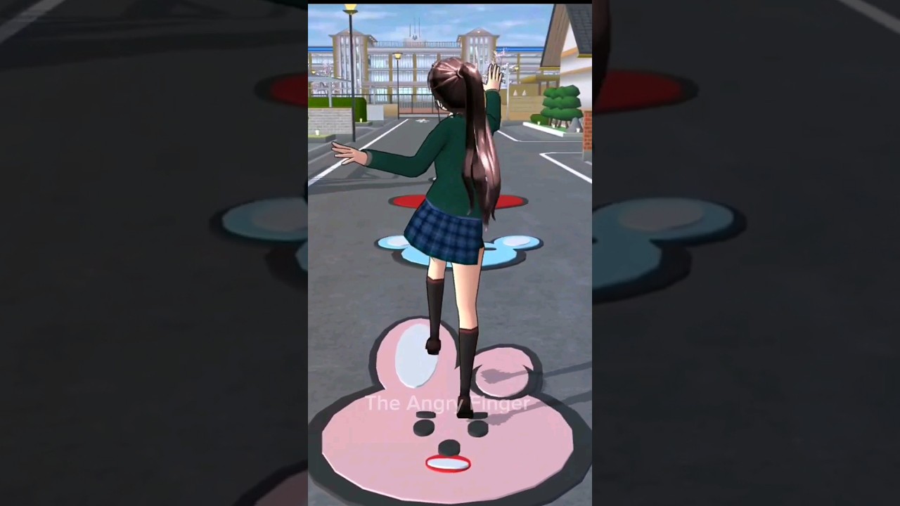 Yandere Trend with BT21 in Sakura School Simulator #sakuraschoolsimulator #shorts