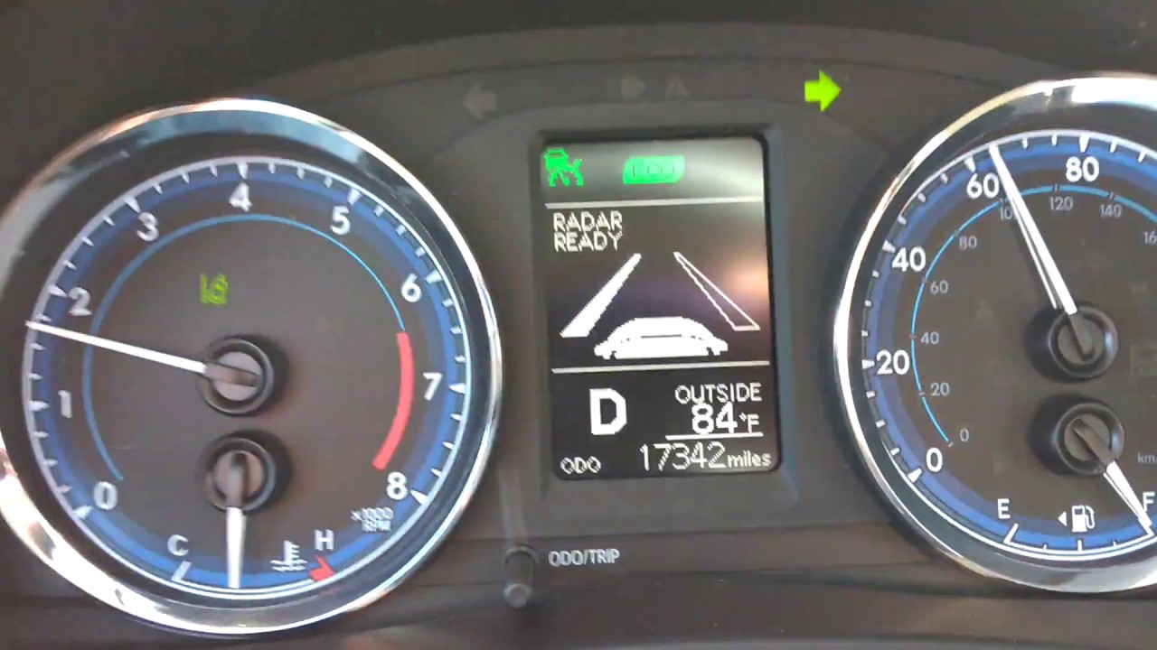 2017 Toyota Corolla radar cruise, lane departure warning, steering assist