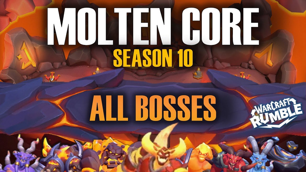 [RAID - Molten Core] - ALL BOSSES - SEASON 10 - Warcraft Rumble