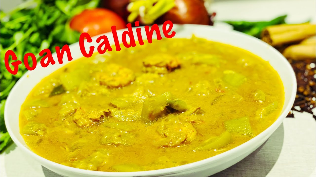 GOAN CALDINE RECIPE | DUDHI RECIPE | GOAN PRAWNS AND DUDHI CALDINE | GOAN VERDUR