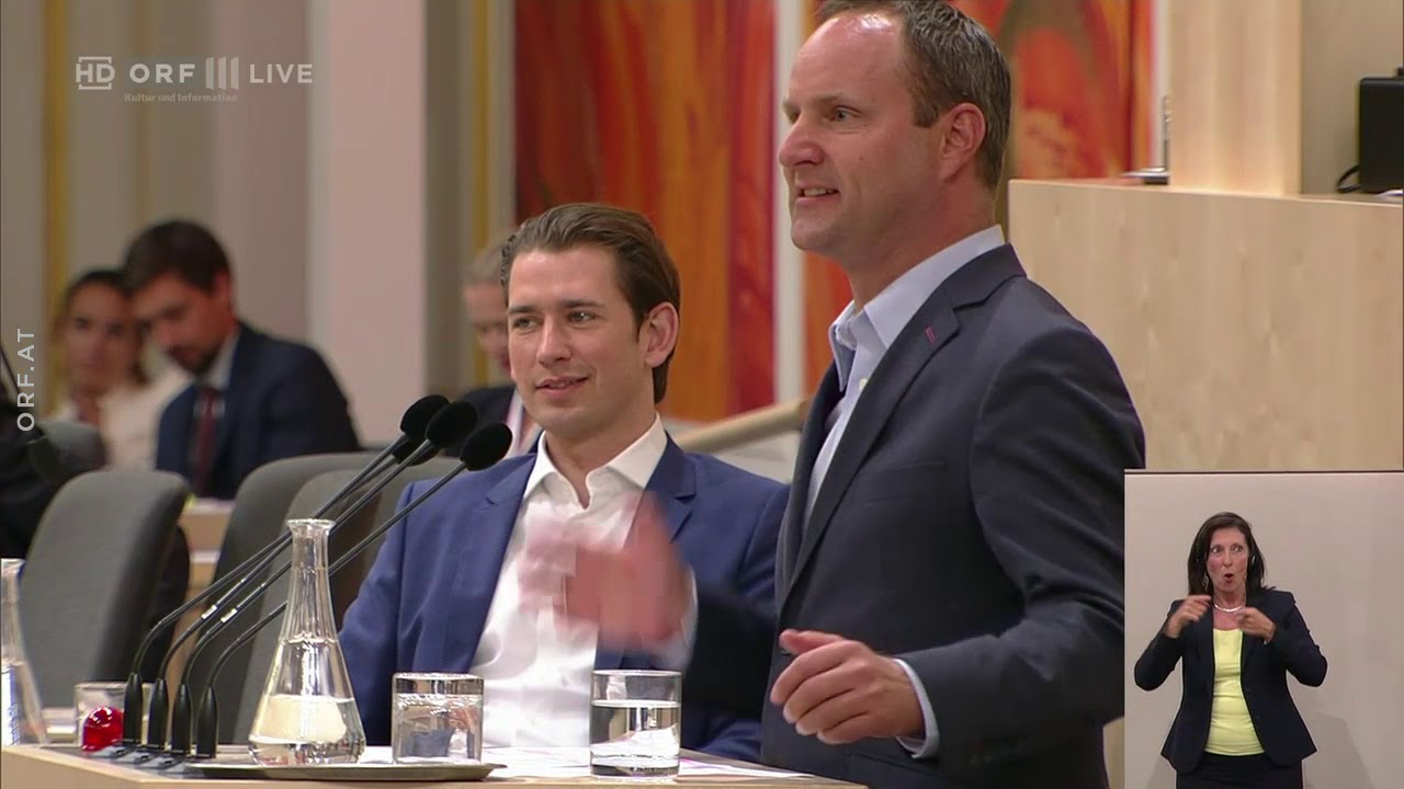 Matthias Strolz im Parlament - 04.07.2018 - Sebastian Kurz & Europa