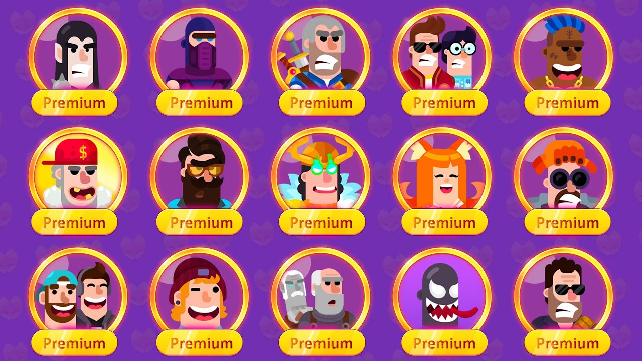 Bowmasters All 75 Characters Gameplay 2024
