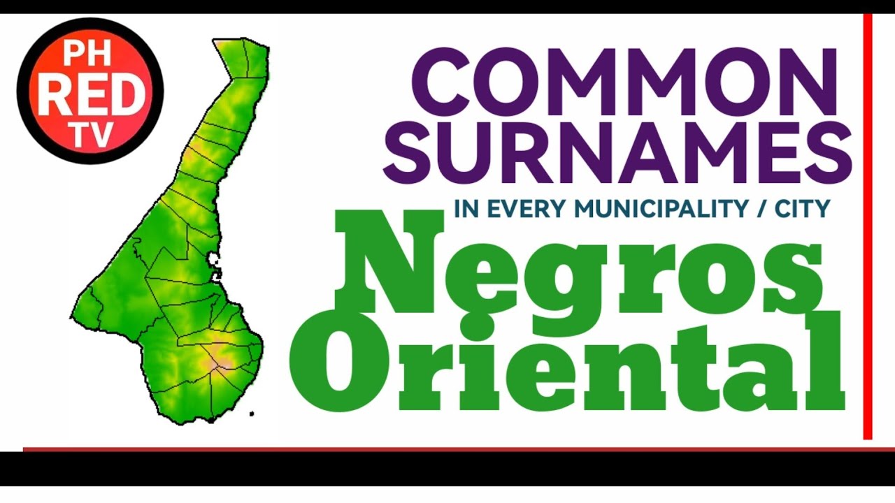 Negros Oriental most common surnames