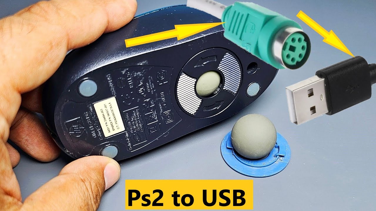 Превратите свою винтажную трекбольную мышь для PS2 в современную USB-мышь