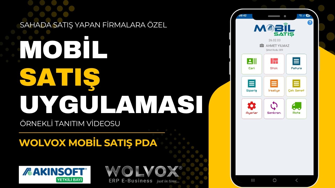 Akınsoft Mobil Satış PDA - Saha Satış Programı - Mobil Server Tanıtımı ve Örnekli Kullanımı