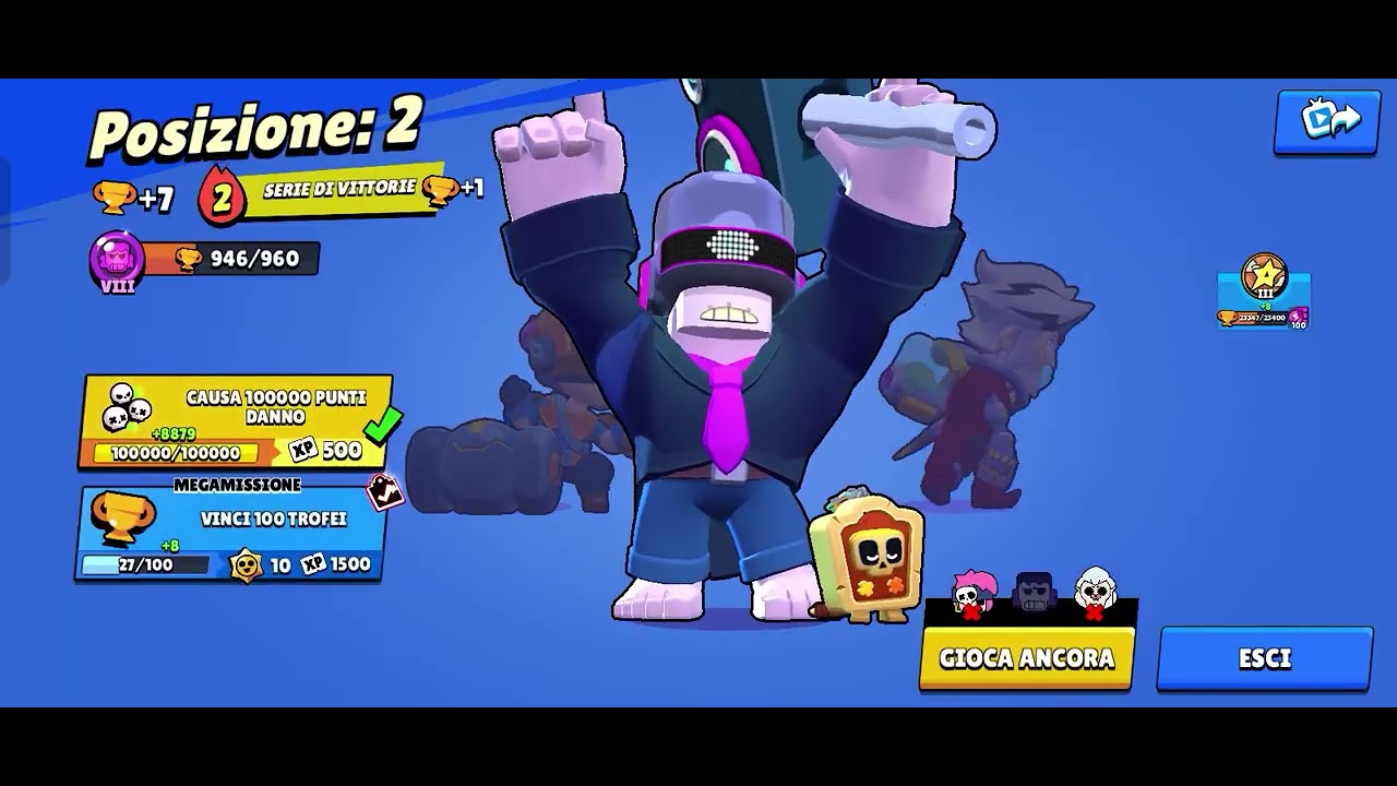 Gioco brawl stars con il Frank 