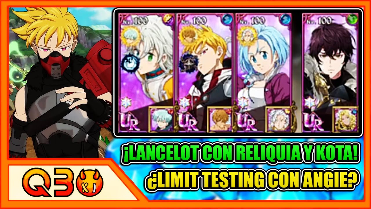 ¿ES LA RELÍQUIA TAN BUENA COMO PINTA? ¡PROBANDO LOS LÍMITES DE LANCELOT EN KOTA! | 7DS: Grand Cross