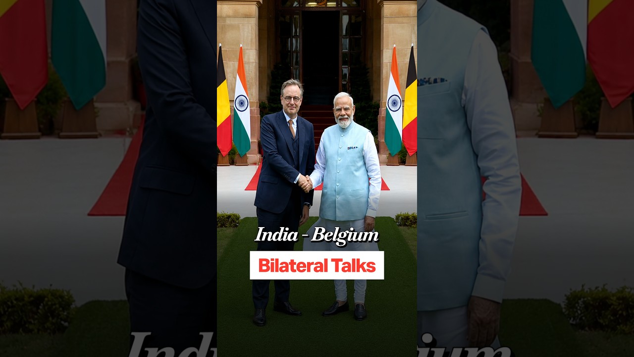 PM Modi Holds Bilateral Meeting with Belgian PM Bart De Wever at Hyderabad House