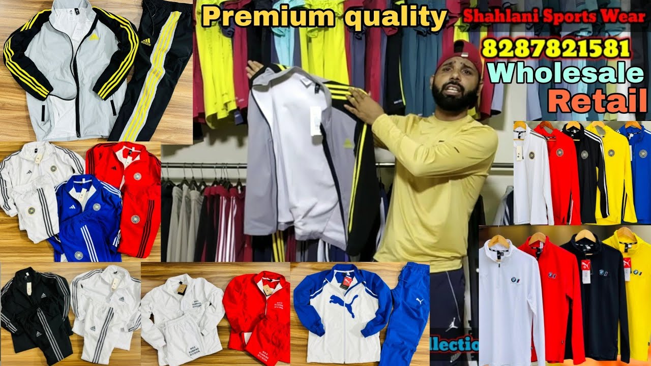 Premium quality Branded Sports Wear Tracksuits Upper collection wholesale market | Gym Sports Wear