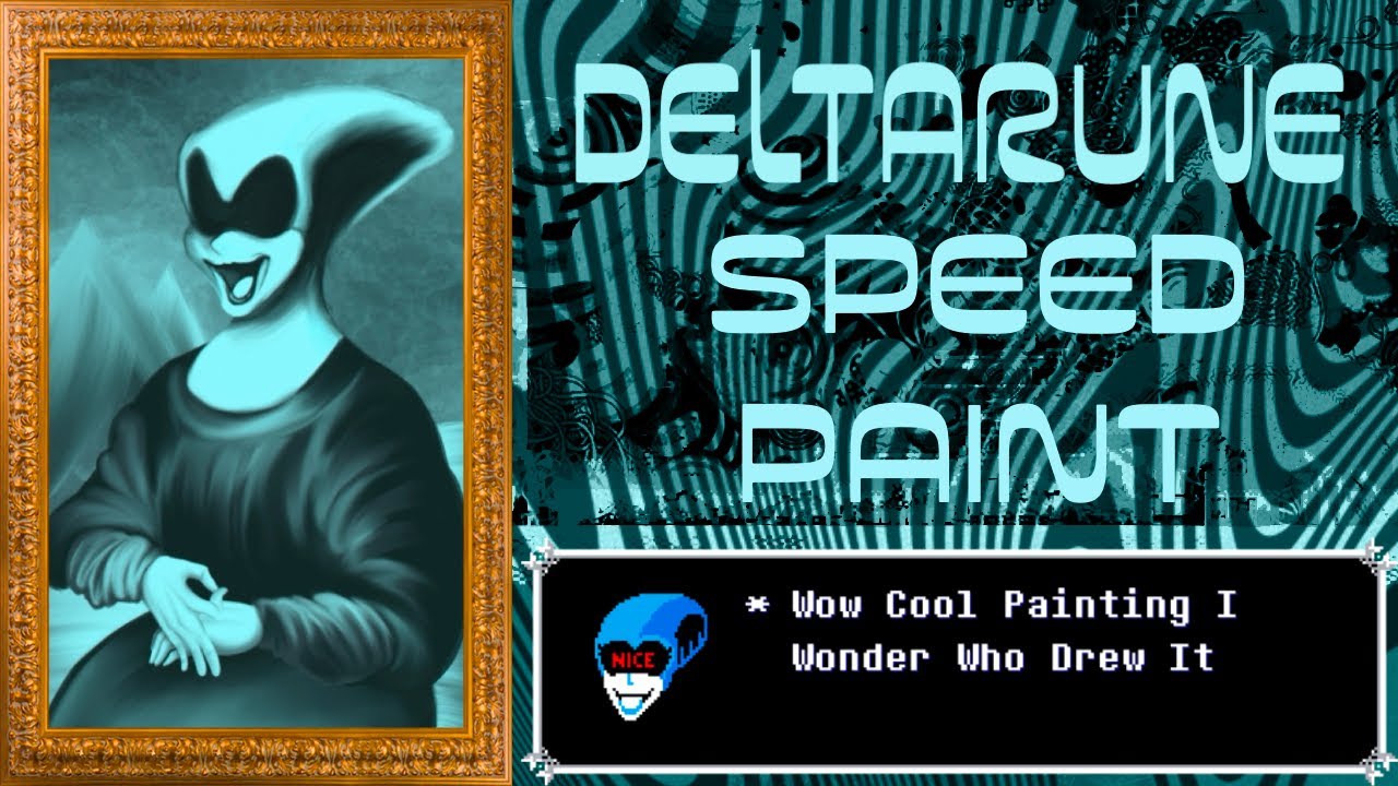 Queen’s Mansion Portrait Redraw | DELTARUNE SPEEDPAINT