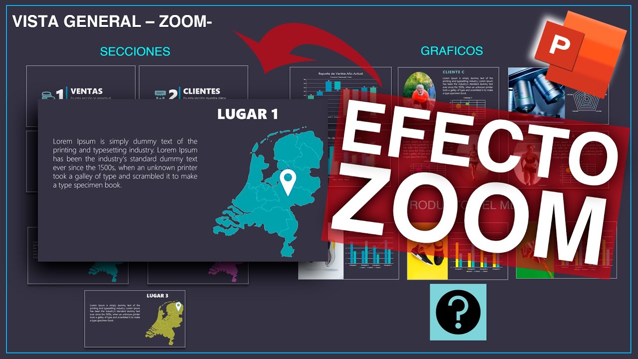 Como hacer presentaciones en PowerPoint estilo Prezi -Herramientas ZOOM y Vista General- MUY FACIL!