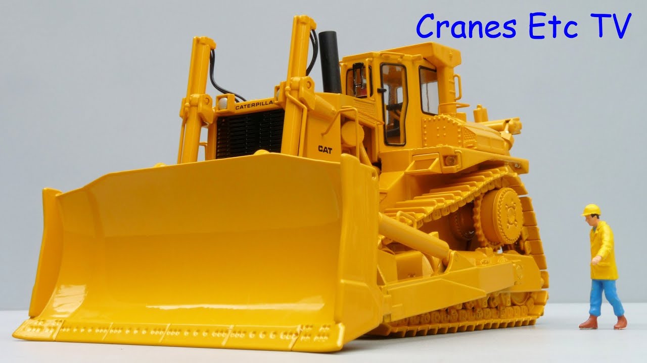 CCM Caterpillar D10 U-Blade Track-Type Tractor by Cranes Etc TV