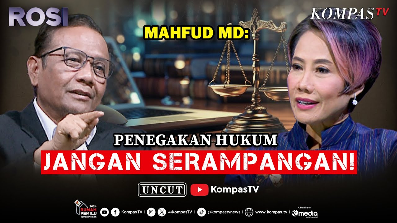 [FULL] Mahfud MD Bicara Pegi Bebas di Kasus Vina, KPK, hingga Eks Ketua KPU Dipecat | ROSI