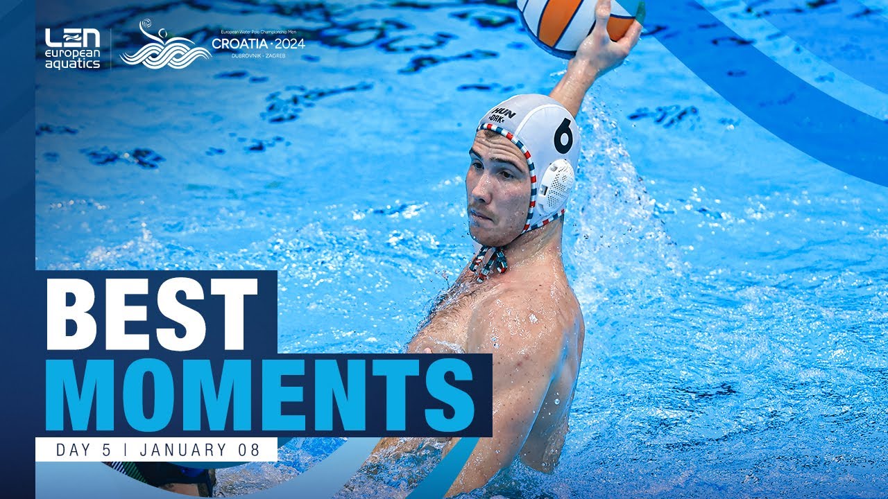Nagy, Perrone and More | Best Moments: Day 5 | European Water Polo Championships 2024 - Croatia