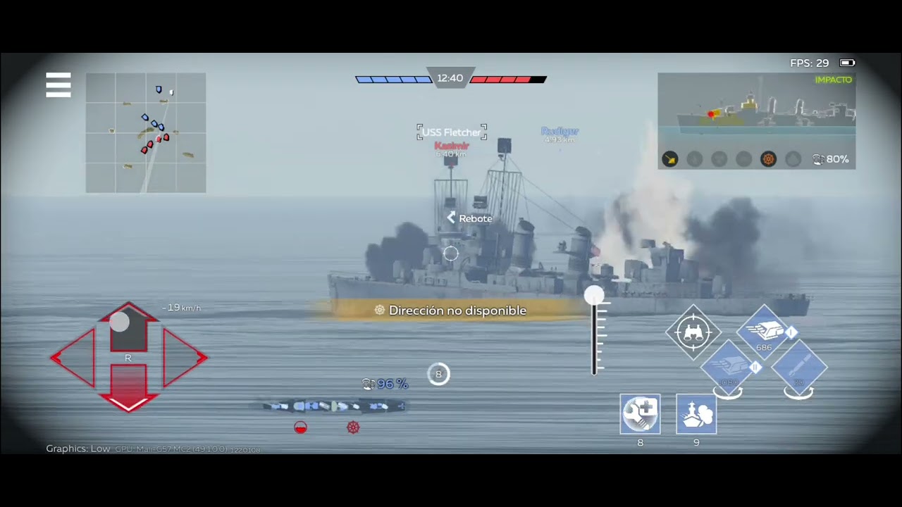 WAR THUNDER MOBILE BARCOS