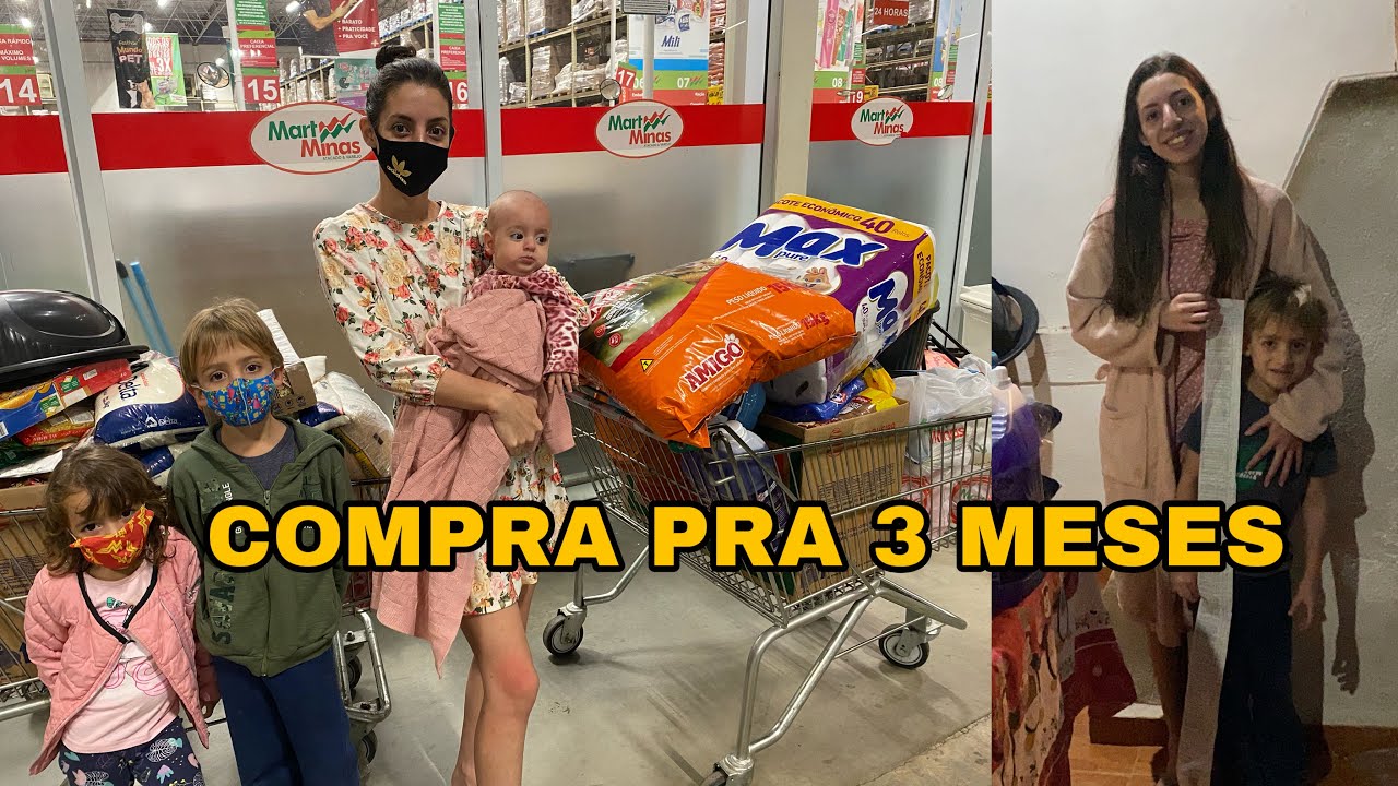 PRIMEIRA COMPRA DO ANO PRA ROÇA *compra para 3 meses * QUANTO DEU?