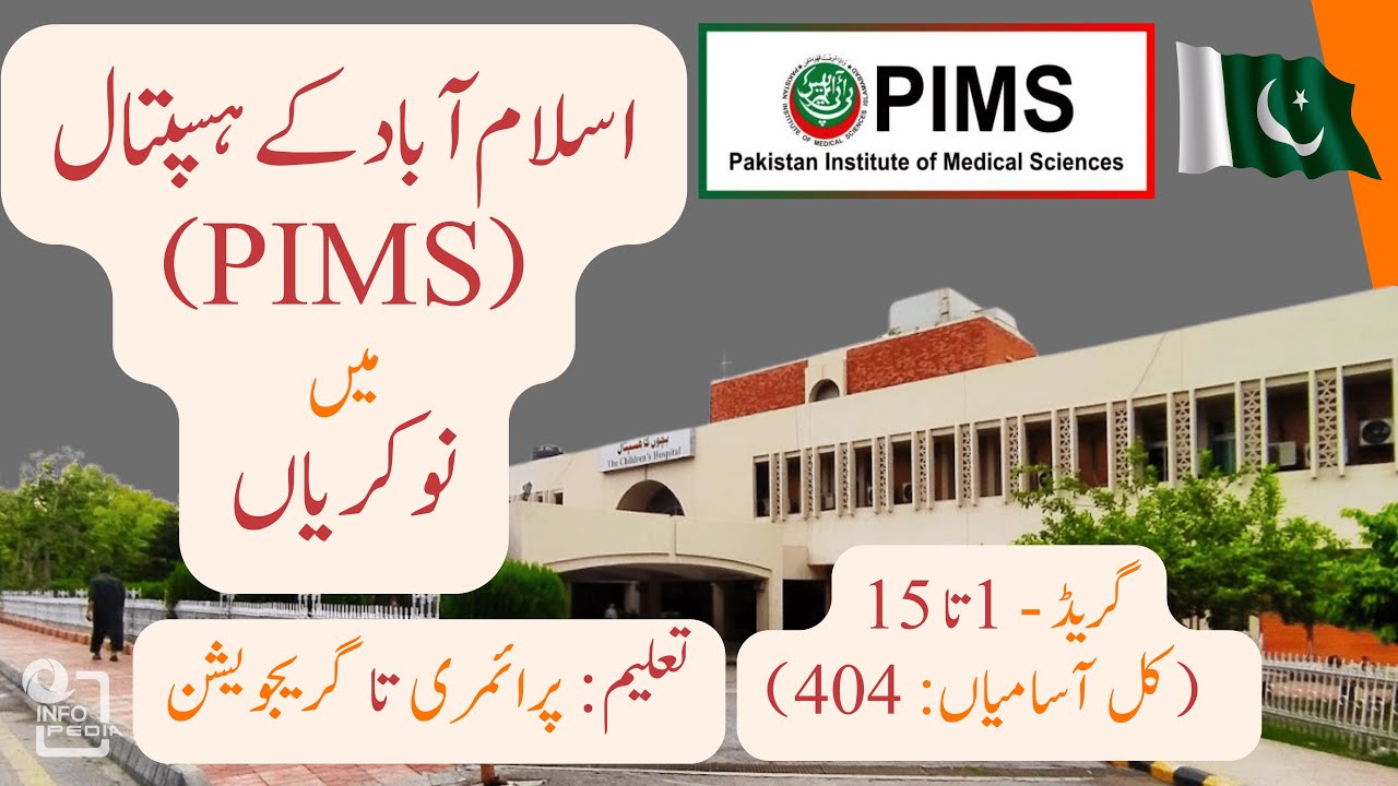 PIMS Hospital Islamabad Jobs 2024