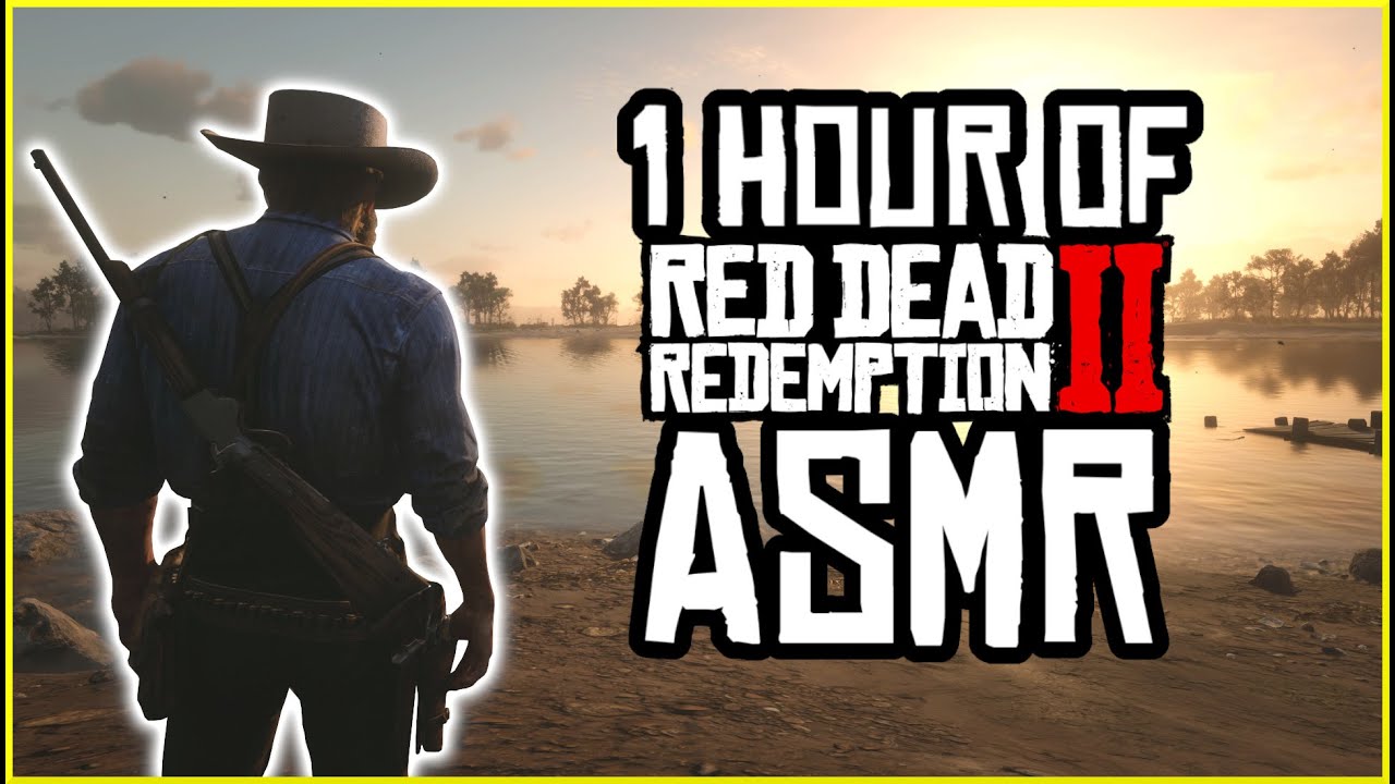 (ASMR Gaming) 1 Hour Of Wandering In Red Dead (Controller Sounds)