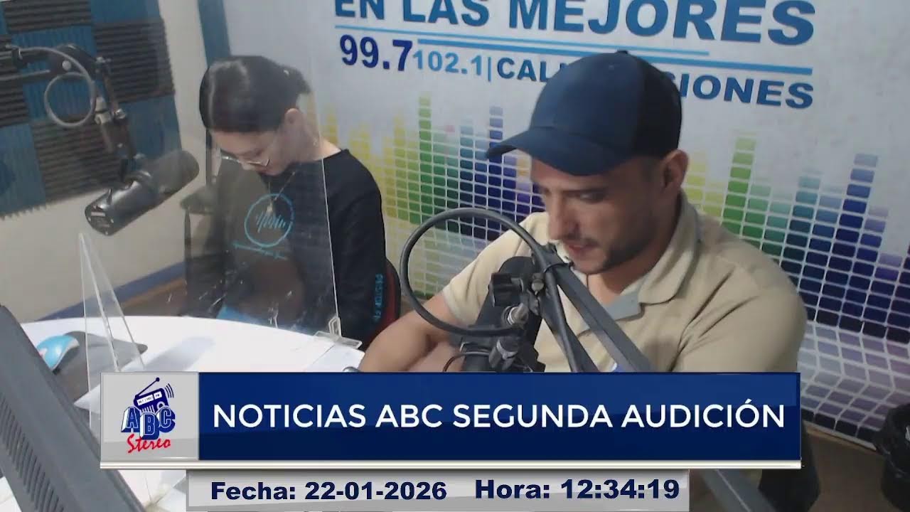 #envivo  | Noticias ABC Segunda Audición | Jueves 22 de Enero 2026