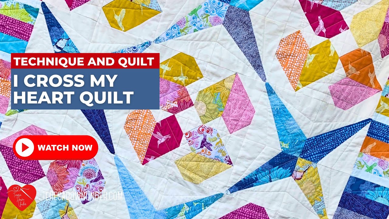 Technique and quilt: I cross my heart