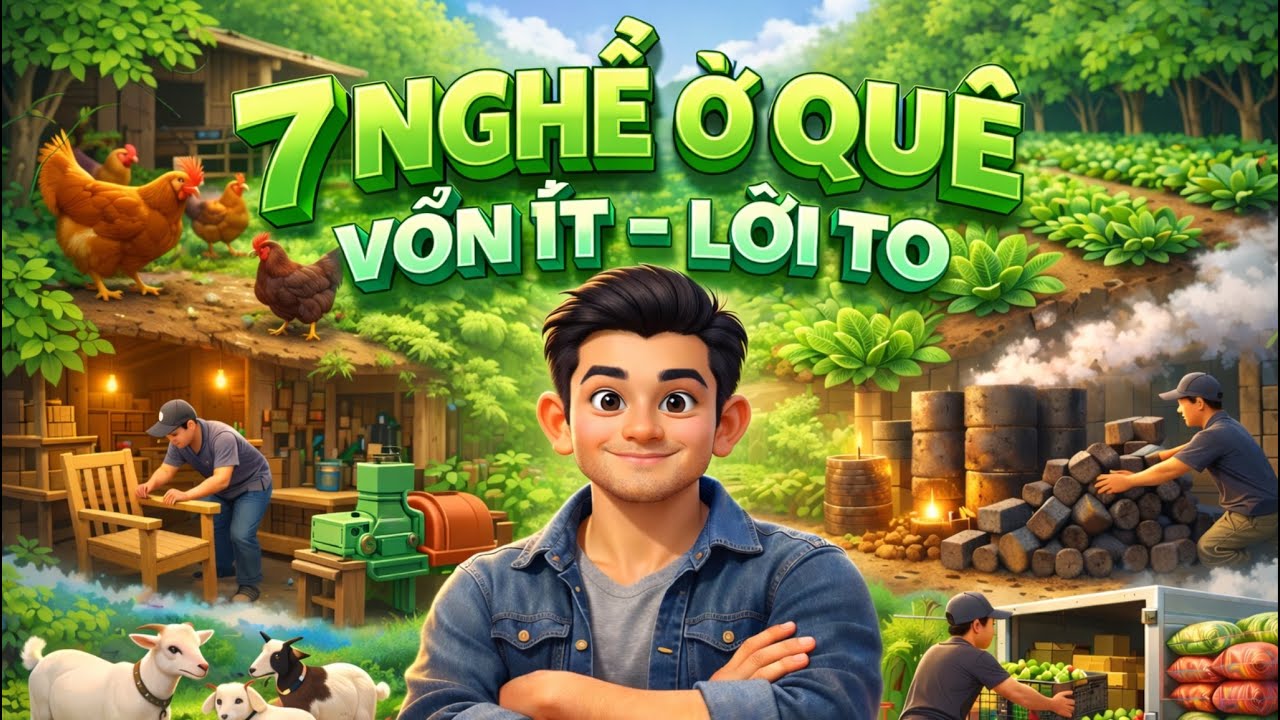 7 Nghề Ở Nông Thôn Đổi Đời – Vốn Ít Nhưng Lời To Thật | Tư Duy Thành Công