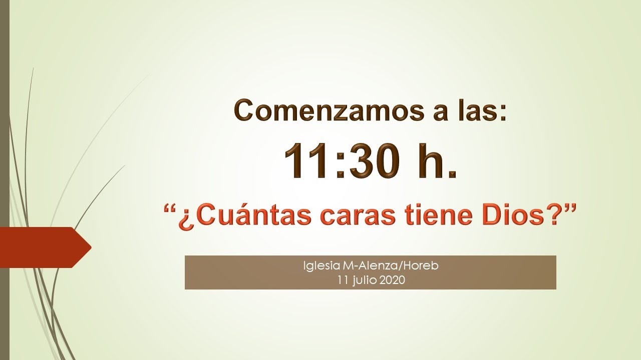 ¿Cuántas caras tiene Dios? - Pr. Jesús Calvo