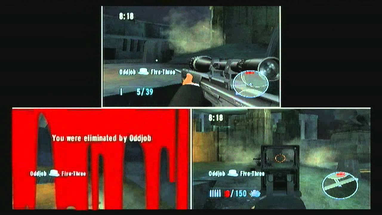 Goldeneye Split-screen Crazyness