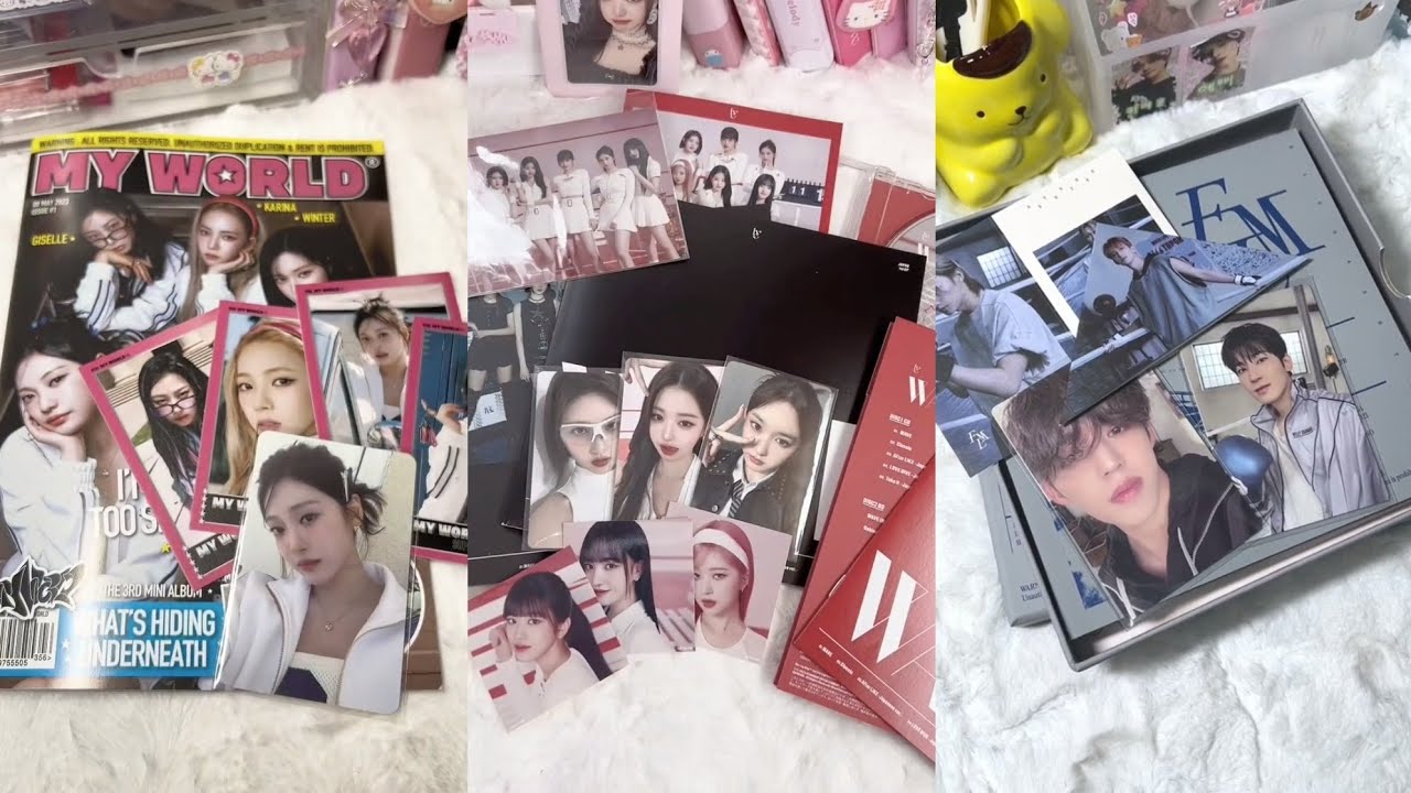 ㅤㅤunboxing album kpop݂ 𓂃݊ tiktok compilation 💭🎱