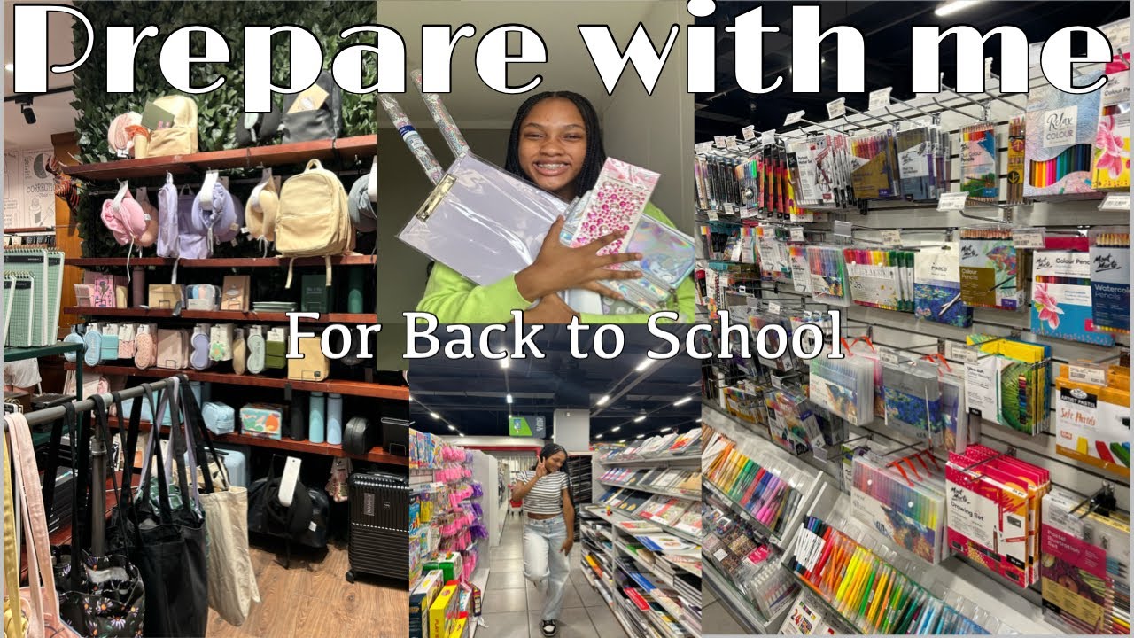 Prepare with me for back to school 🎀(Stationary supplies shopping/uniform shopping/stationary haul)