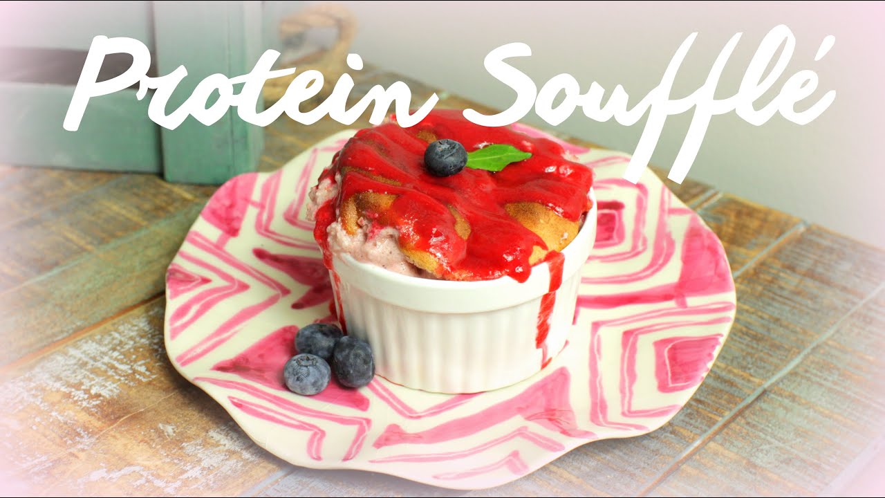 Raspberry Protein Souffle | CHEAP CLEAN EATS