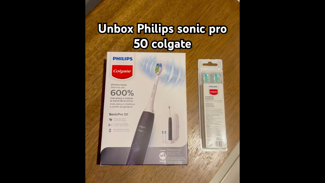 Unbox da Colgate Philips Sonic Pro 50 . 