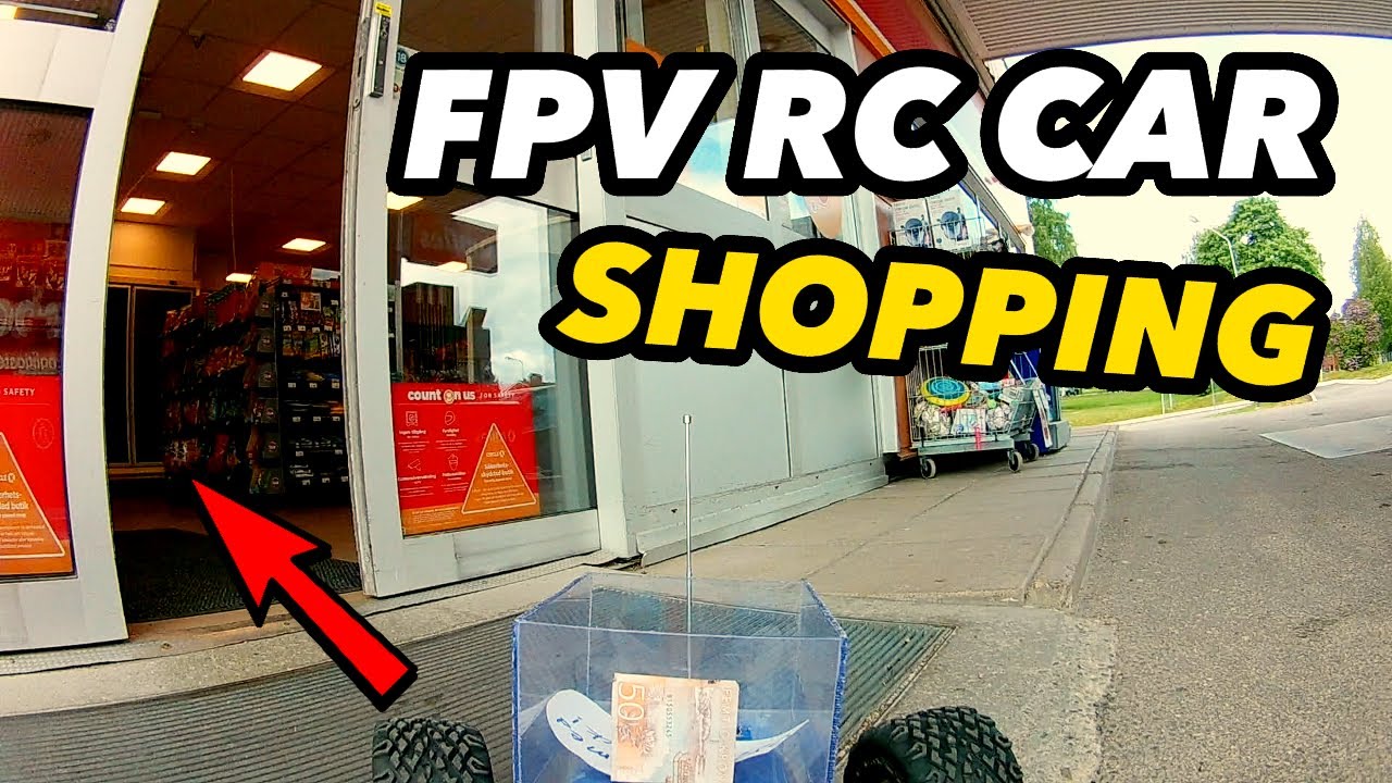 FPV RC Car Buying Food