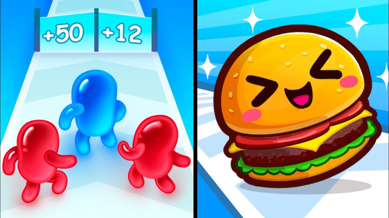 🔥 Join Blob Clash 3D vs Food Run | Hard Level Challange | Full Gameplay 🔥🎮