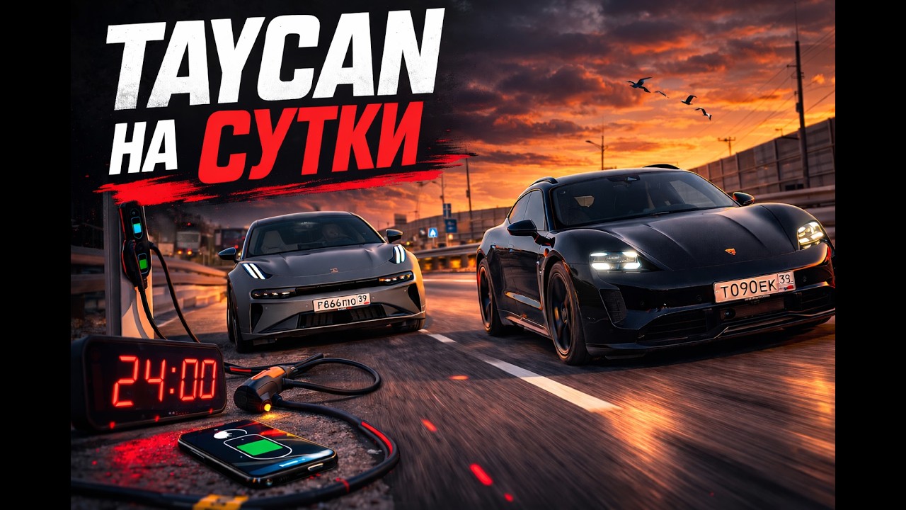 МНЕ ДАЛИ Porsche Taycan GTS на 24 часа… и СКАЗАЛИ НЕ ПРОДЕРЖУСЬ И ДНЯ!