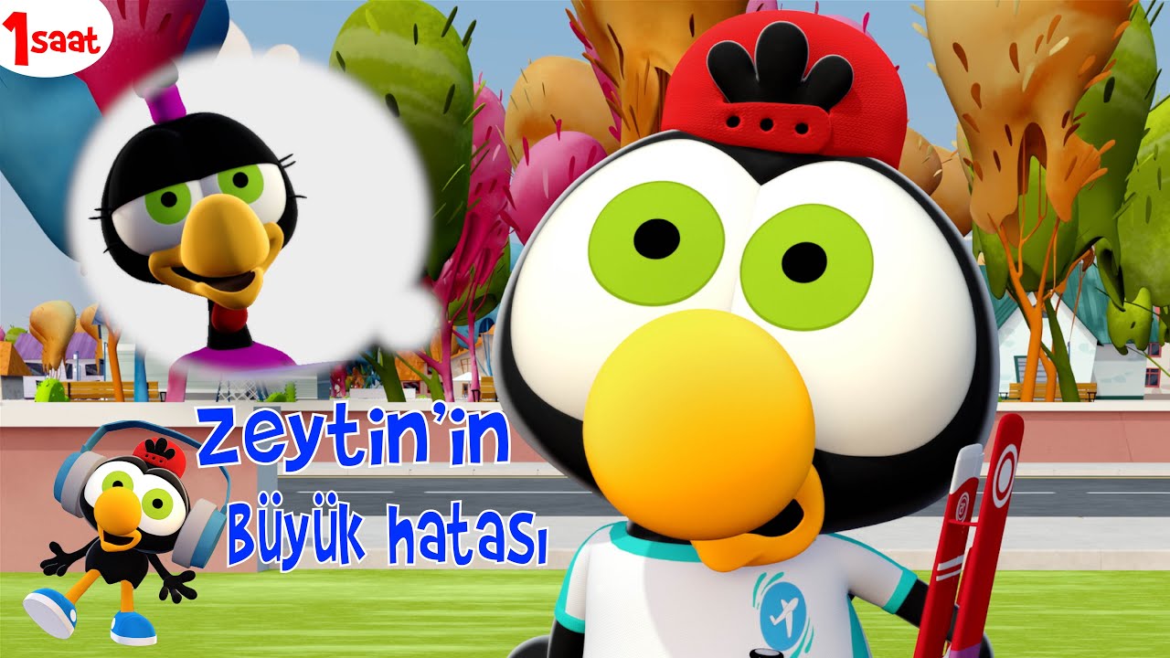 60 DAKİKA TÜRKÇE ÇİZGİ FİLM - Limon ile Zeytin 😅🤣#81 - Zeytin'in büyük hatası  😅🤣 | TRT Çocuk