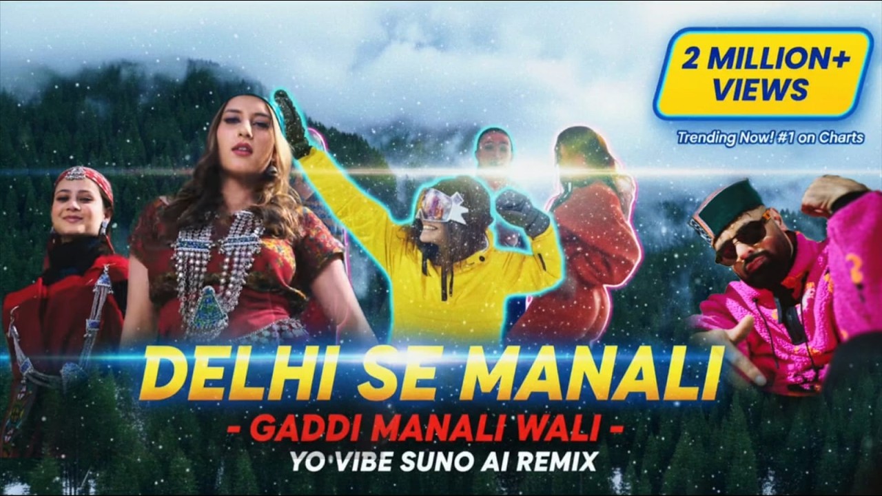 DELHI SE MANALI (RATEN HAI KALI) | BADSHAH X TAH ULTIMATE | (Official music video)