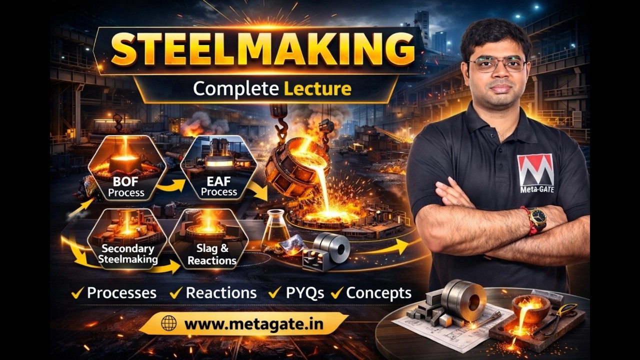 Steelmaking | One Shot Revision | SAIL Crash Course #gateexam #sail #metallurgicalengineering