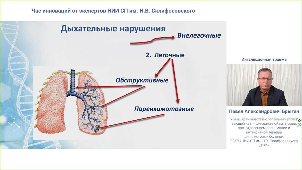 Ингаляционная травма Жиркова Е.А, Сачков А.В, Брыгин П.А