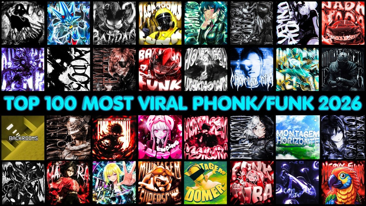 TOP 100 MOST VIRAL PHONK/FUNK 2026 SONGS 🎵 PLAYLIST 🎵