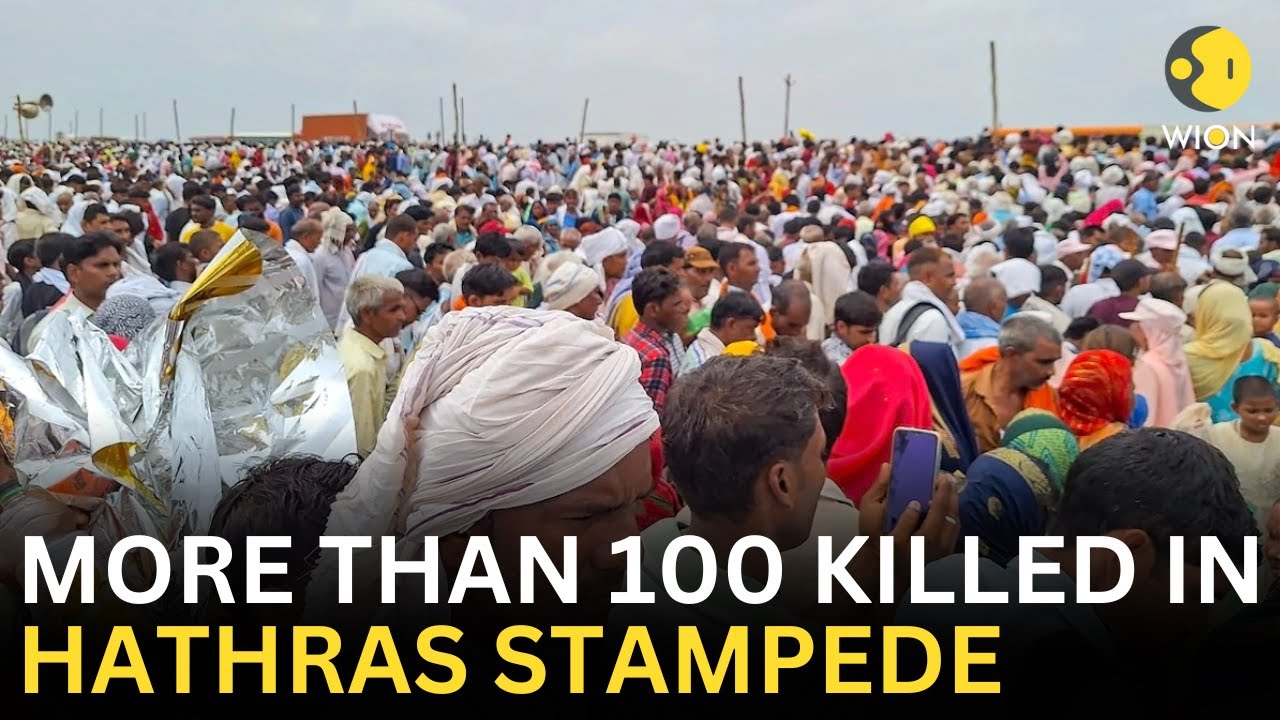 Hathras Stampede LIVE: More than 100 killed in crush at religious event of 'Bhole Baba' | WION