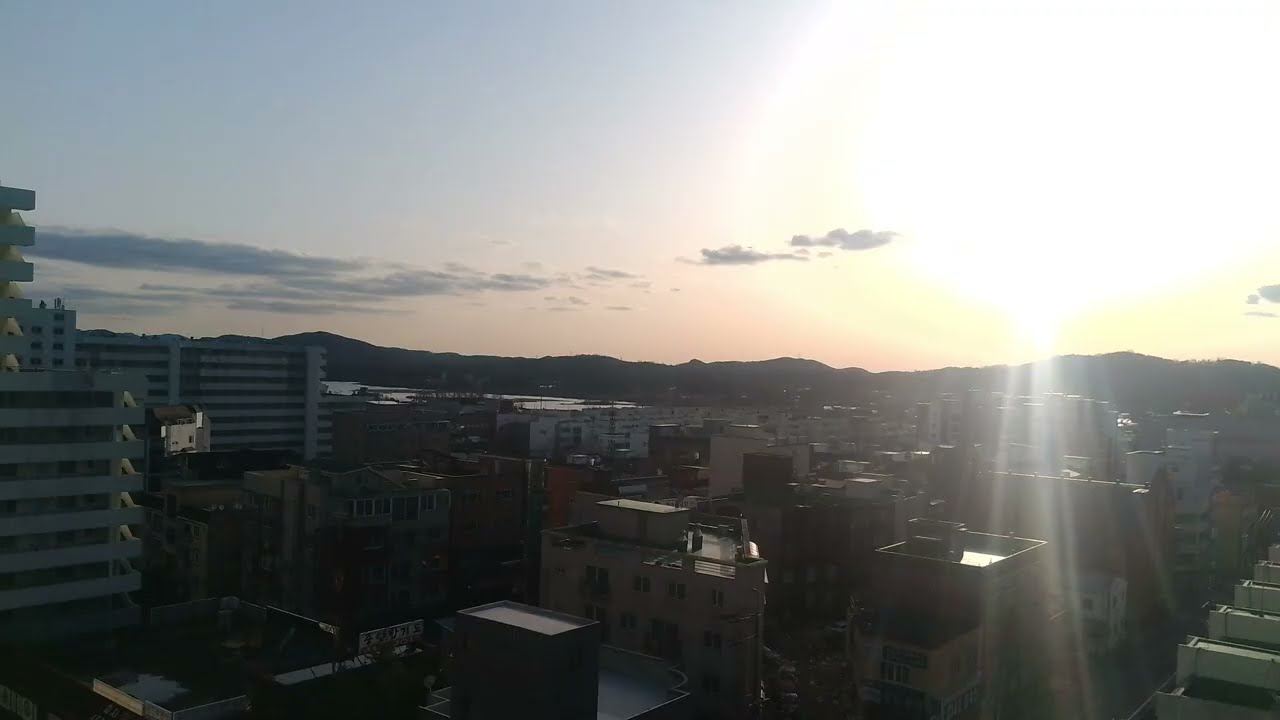 #하루가 가네요... 베란다 일몰...