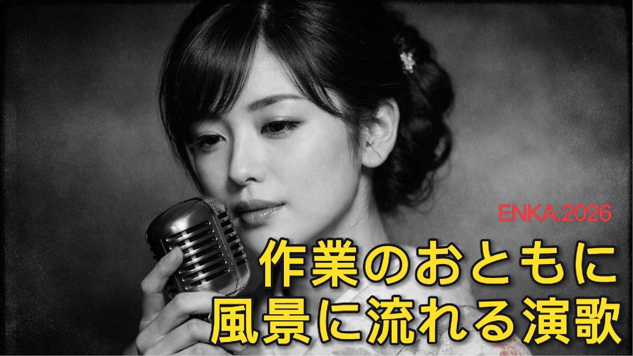 作業のおともに流れる演歌｜風景のようにやさしいエンカメドレー[演歌の響き]