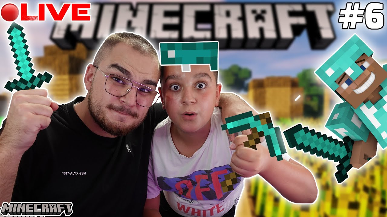 Çka po ndertojme sonte ne kete Livestream me Jusufin, Ademin & Alin? Minecraft #6