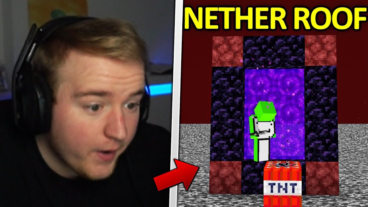 Fabo reagiert auf 900IQ FALLEN in MINECRAFT