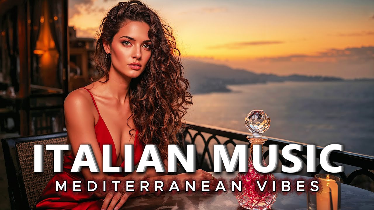 Romantic Italy Vibes 🎶 Beautiful Italian Music & Mediterranean Evenings Relaxation