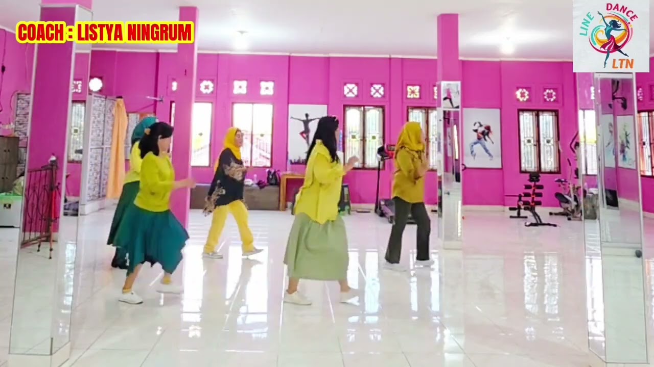 CINTA SEGITIGA || LINE DANCE || BEGINNER || CHOREO CAECILIA MARIA FATRUAN (INA)