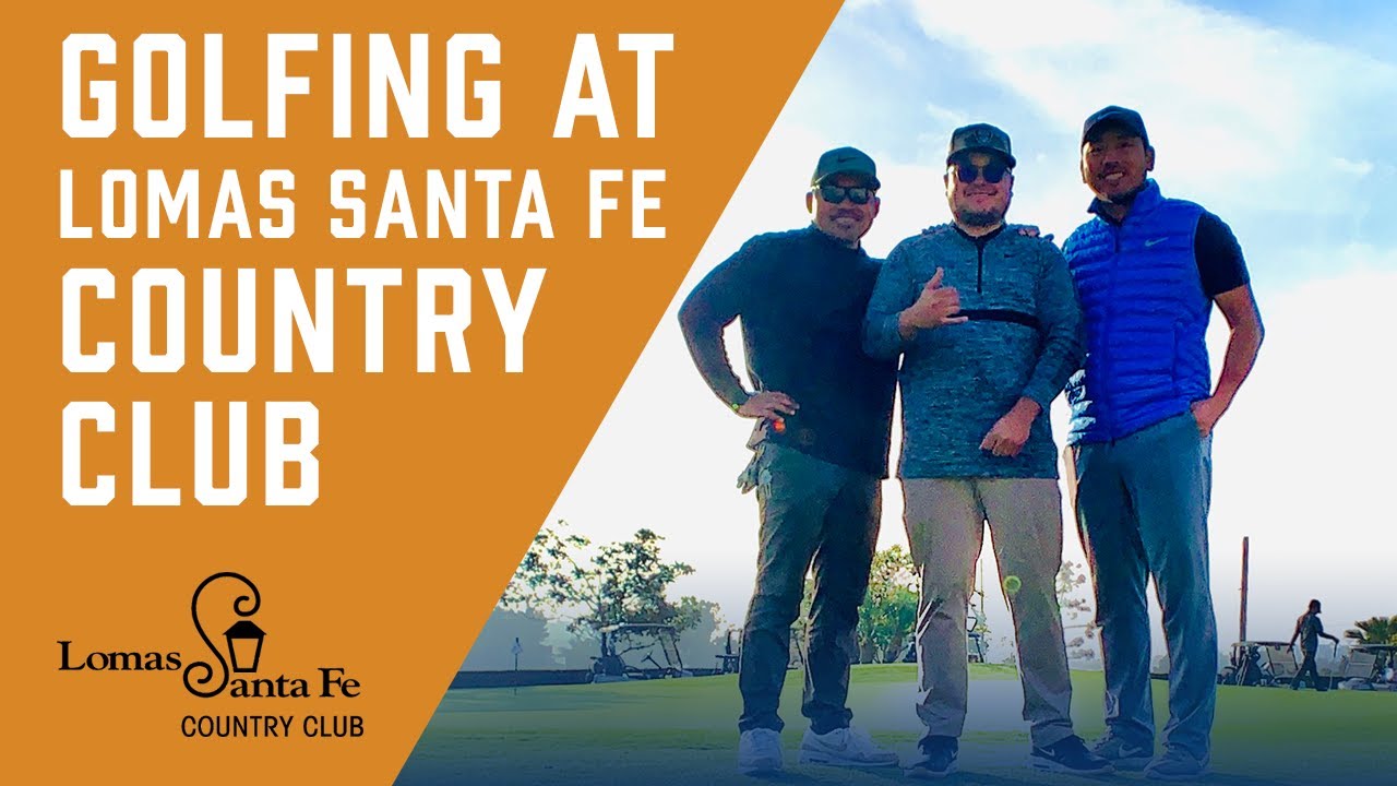 Golfing at Lomas Santa Fe Country Club in Solana Beach, CA