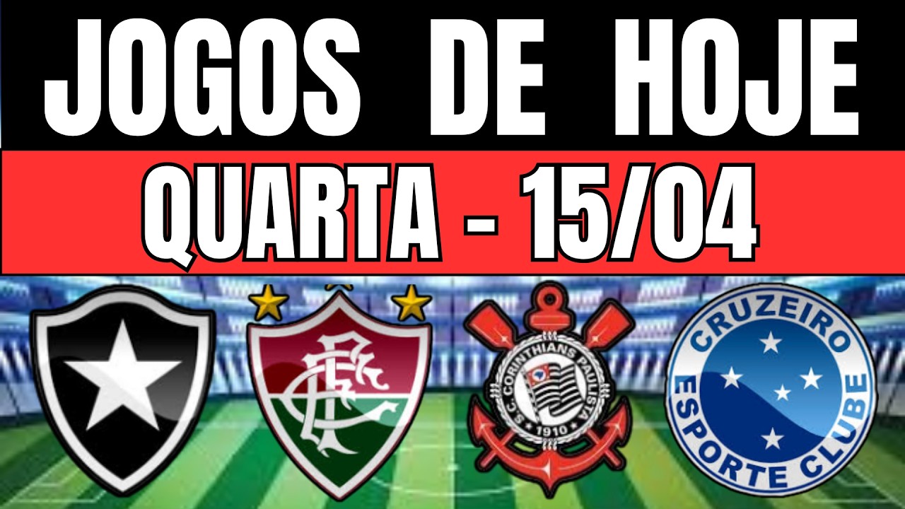 JOGOS DE HOJE | LIBERTADORES 2026 | QUARTA-FEIRA 15/04/2026 | JOGOS DE HOJE 